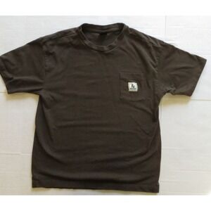 Mens Cotton On Brand Civic Outerwear Box Fit Brown Tshirt Medium